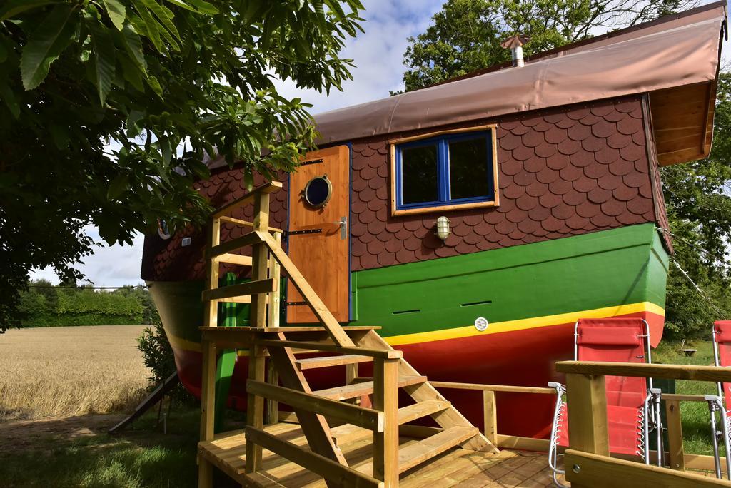 Yourte Roulotte Et Gite De La Laita Clohars-Carnoët Exterior foto